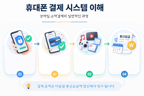 휴대폰결제시스템흐름도