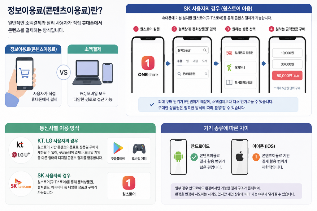 정보이용료 현금화 방법